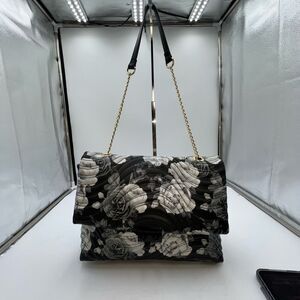 Betsey‎ Johnson Ciara Gray Flowered Shoulder Bag